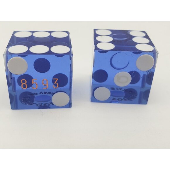 Four Queens Las Vegas Casino Dice and Cards Set Matching Numbers - Picture 4 of 6